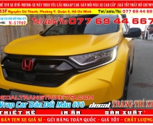 DÁN ĐỔI MÀU ô tô crv vàng mờ camay đẹp nhất dán ô tô chuyên nghiệp wrap car decal xe hơi cao cấp nhàn decal decaltrangtrixe79 decal candy nhôm xướt chrome chuyển màu tem xe đẹp giá rẻ dán ô tô tp hcm_51969